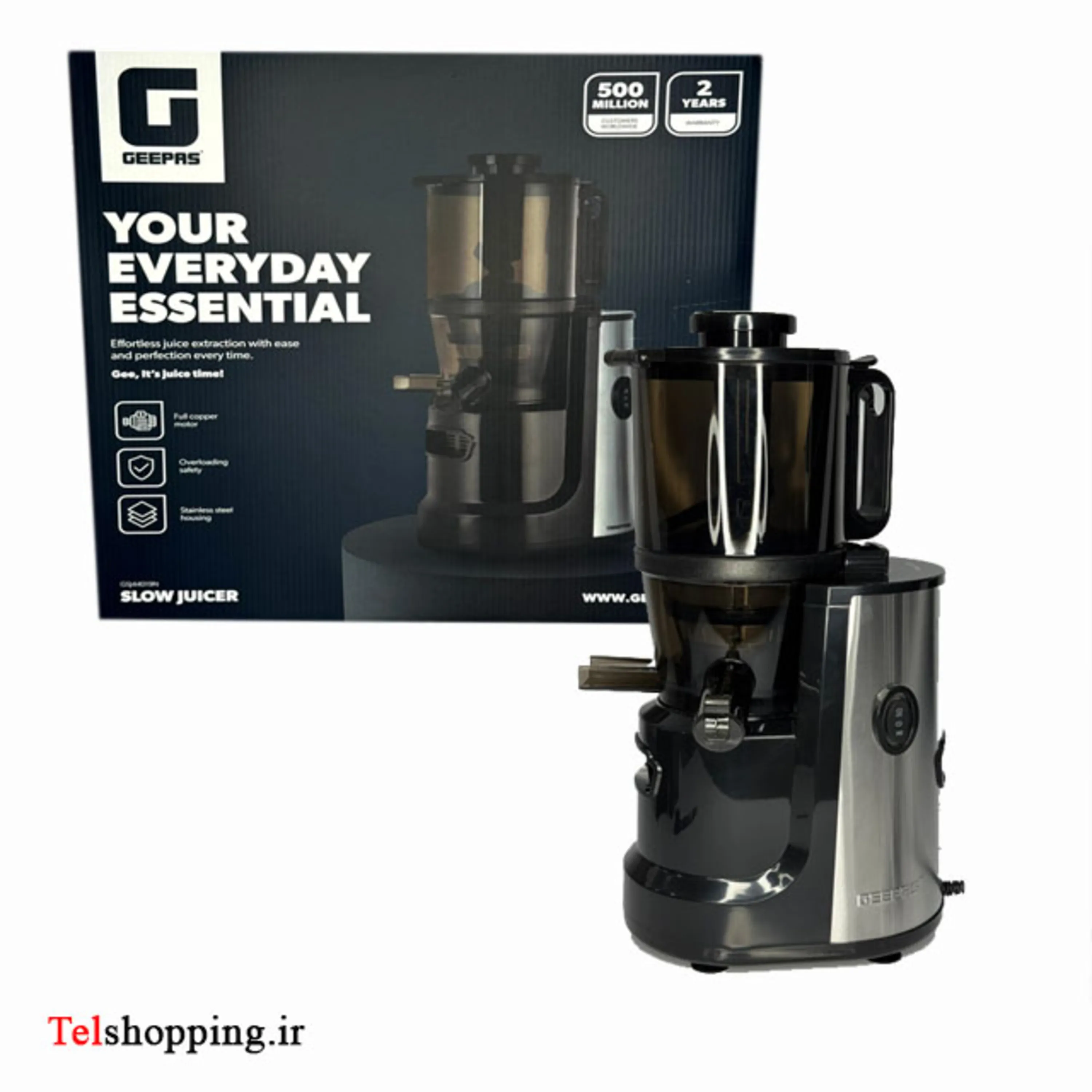 ابمیوه گیری جیپاس باکیفیت مدل 44019